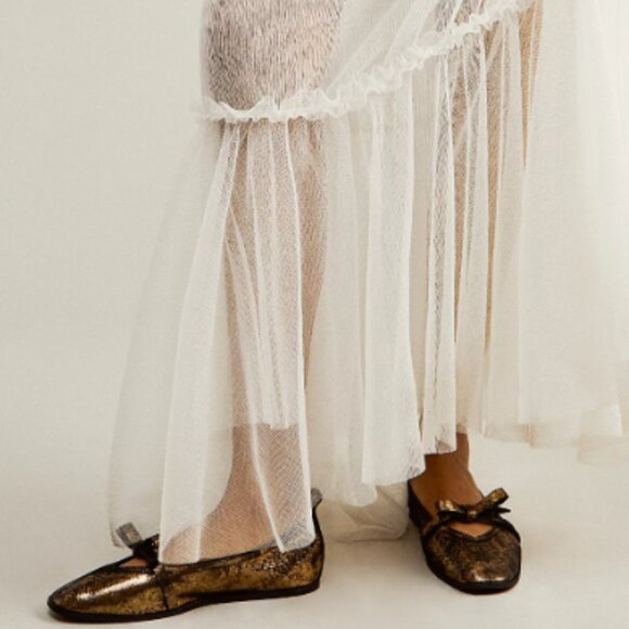 NEW Free People Free People Mania Bow Flats  Leather  upper and lining! 2511 3S2 - Picture 8 of 10